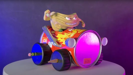 Dr Toys Creates a Hot Rod Out of a Pringles Can!?!