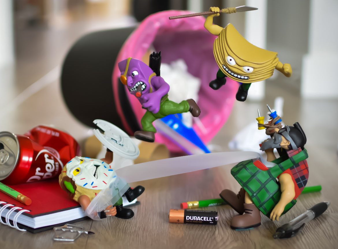 9 to 5 Warriors | 90s Inspired Action Figures